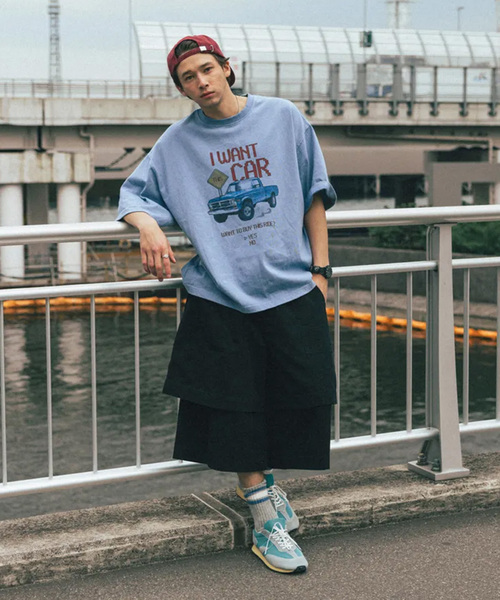 ANGLAN(アングラン)の「ANGLAN(アングラン)Layered Fatigue Half Pants(その他パンツ・メンズ・ブラック/カーキ・FREE)」の2枚目の写真