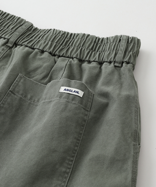 ANGLAN(アングラン)の「ANGLAN(アングラン)Layered Fatigue Half Pants(その他パンツ・メンズ・ブラック/カーキ・FREE)」の10枚目の写真