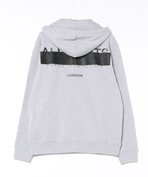 ALLSAINTS(オールセインツ)の「REDACT ZIP UP HOODIE | REDACT ジップ アップ フーディー(パーカー・メンズ・グレー系その他・S/M/L/XS)」の8枚目の写真