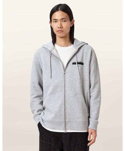 HELIX ジップパーカー ALLSAINTS（オールセインツ）の「HELIX SLEEVELESS HOODIE