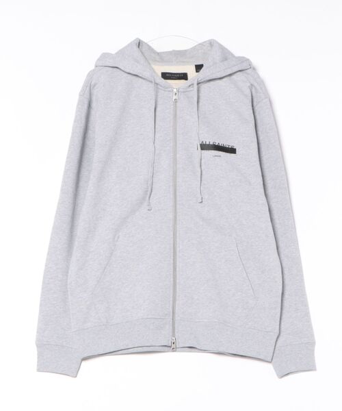 ALLSAINTS(オールセインツ)の「REDACT ZIP UP HOODIE | REDACT ジップ アップ フーディー(パーカー・メンズ・グレー系その他・S/M/L/XS)」の7枚目の写真
