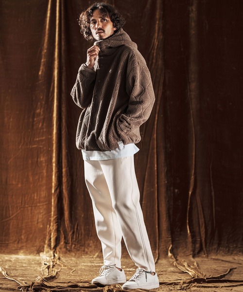 ANGENEHM(アンゲネーム)の「mp13978-Neo Souvenir Pants ダンボールニットパンツ(AG05-008acf)(その他パンツ・メンズ・ブラック/ナチュラル・L/S/M)」の9枚目の写真
