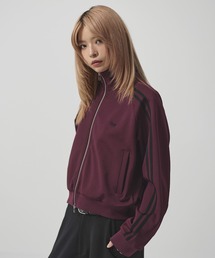 adidas レッド ジップアップジャージ　美品 adidas FIREBIRD ADICOLOR CLASSIC LOOSE TRACKTOP ルシッド