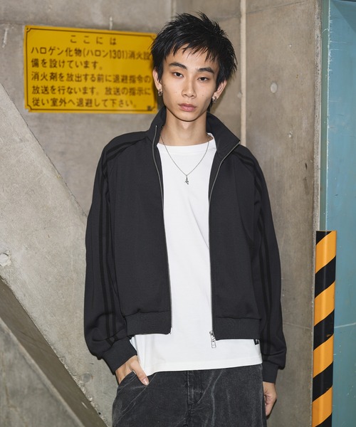 セール】【SET-UP着用可能】コンパクトダブルジップラインジャージ