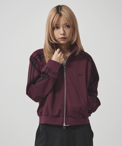 SET-UP着用可能】コンパクトダブルジップラインジャージトラック