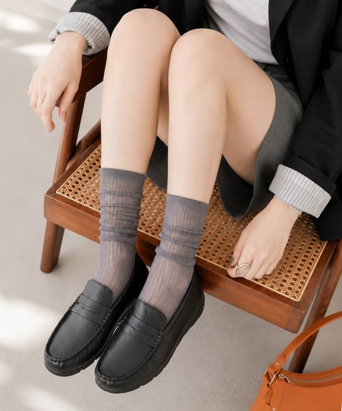 coca(ANDEX shoes product)(コカ)の「軽量 柔らか シンプルソフトローファー(ローファー・レディース・ブラック・22.5cm/23cm/23.5cm/24cm/24.5cm)」の1枚目の写真