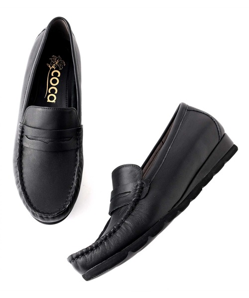 coca(ANDEX shoes product)(コカ)の「軽量 柔らか シンプルソフトローファー(ローファー・レディース・ブラック・22.5cm/23cm/23.5cm/24cm/24.5cm)」の7枚目の写真