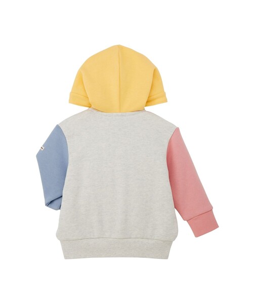 HOT BISCUITS（ホットビスケッツ）の「マルチカラー 裏毛パイル くまみみパーカー（パーカー・キッズ・ホワイト/グレー・80ｃｍ/90cm/100cm/120cm/110cm）」の13枚目の写真