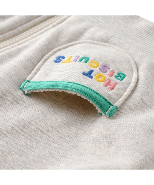 HOT BISCUITS（ホットビスケッツ）の「マルチカラー 裏毛パイル くまみみパーカー（パーカー・キッズ・ホワイト/グレー・80ｃｍ/90cm/100cm/120cm/110cm）」の18枚目の写真