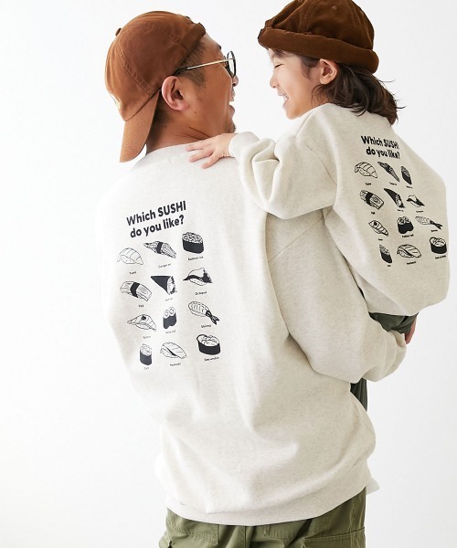 devirock(デビロック)の「大人 デビラボ プリント 裏起毛トレーナー(スウェット・レディース・ブルー系1/ピンク系1/グレー系1/ブラック系1/ベージュ系2/ベージュ系1/グリーン系1/ブルー系2/ベージュ系3/レッド系1・M/L/LL)」の5枚目の写真