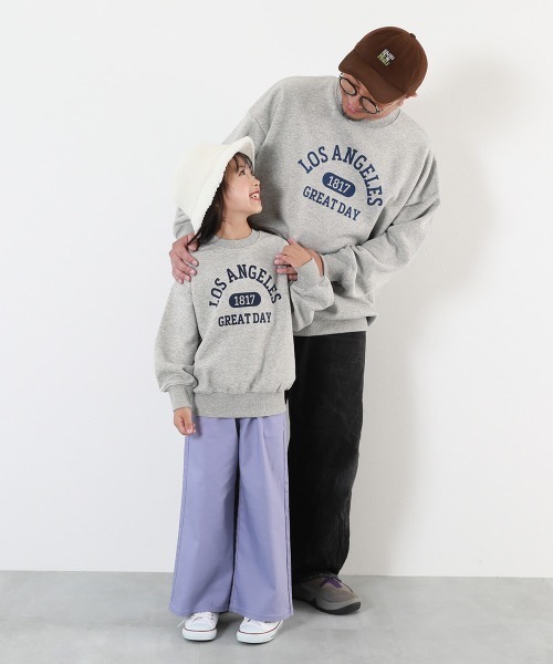 devirock(デビロック)の「大人 デビラボ プリント 裏起毛トレーナー(スウェット・レディース・ブルー系1/ピンク系1/グレー系1/ブラック系1/ベージュ系2/ベージュ系1/グリーン系1/ブルー系2/ベージュ系3/レッド系1・M/L/LL)」の12枚目の写真