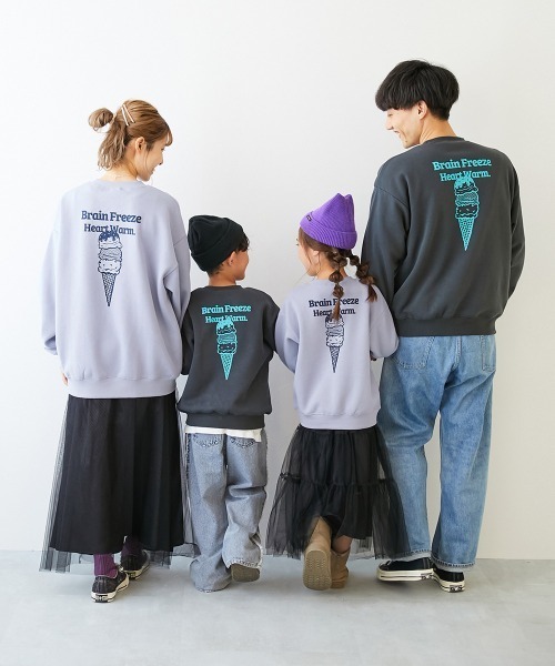 devirock(デビロック)の「大人 デビラボ プリント 裏起毛トレーナー(スウェット・レディース・ブルー系1/ピンク系1/グレー系1/ブラック系1/ベージュ系2/ベージュ系1/グリーン系1/ブルー系2/ベージュ系3/レッド系1・M/L/LL)」の13枚目の写真