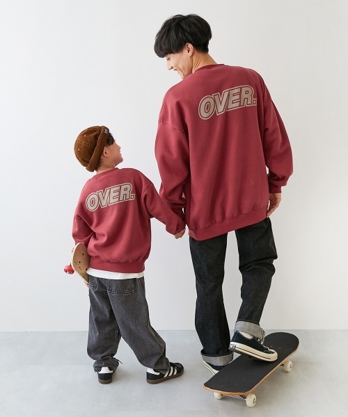 devirock(デビロック)の「大人 デビラボ プリント 裏起毛トレーナー(スウェット・レディース・ブルー系1/ピンク系1/グレー系1/ブラック系1/ベージュ系2/ベージュ系1/グリーン系1/ブルー系2/ベージュ系3/レッド系1・M/L/LL)」の14枚目の写真