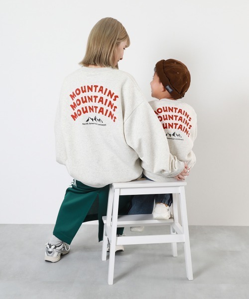 devirock(デビロック)の「大人 デビラボ プリント 裏起毛トレーナー(スウェット・レディース・ブルー系1/ピンク系1/グレー系1/ブラック系1/ベージュ系2/ベージュ系1/グリーン系1/ブルー系2/ベージュ系3/レッド系1・M/L/LL)」の16枚目の写真