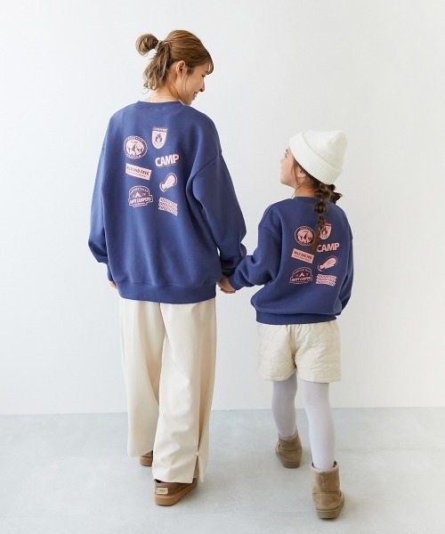 devirock(デビロック)の「大人 デビラボ プリント 裏起毛トレーナー(スウェット・レディース・ブルー系1/ピンク系1/グレー系1/ブラック系1/ベージュ系2/ベージュ系1/グリーン系1/ブルー系2/ベージュ系3/レッド系1・M/L/LL)」の17枚目の写真