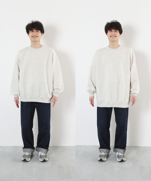 devirock(デビロック)の「大人 デビラボ プリント 裏起毛トレーナー(スウェット・レディース・ブルー系1/ピンク系1/グレー系1/ブラック系1/ベージュ系2/ベージュ系1/グリーン系1/ブルー系2/ベージュ系3/レッド系1・M/L/LL)」の19枚目の写真