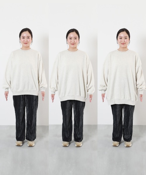 devirock(デビロック)の「大人 デビラボ プリント 裏起毛トレーナー(スウェット・レディース・ブルー系1/ピンク系1/グレー系1/ブラック系1/ベージュ系2/ベージュ系1/グリーン系1/ブルー系2/ベージュ系3/レッド系1・M/L/LL)」の20枚目の写真