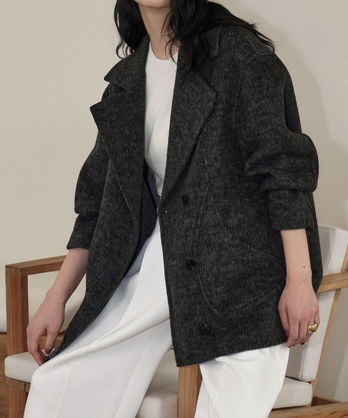 美品 タグ付★イザベルマラン ピーコート チャコールグレー 36定価約¥10万 ISABEL MARANT イザベルマラン コート レディース チェスター