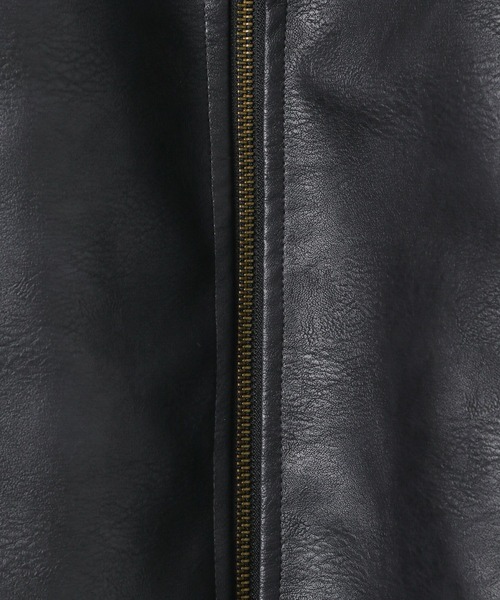 GLOBAL WORK(グローバルワーク)の「つけ襟*エコレザーブルゾン/AND YUA ANY/576758(ブルゾン・キッズ・ブラック/ブラウン・LARGE/MEDIUM)」の9枚目の写真