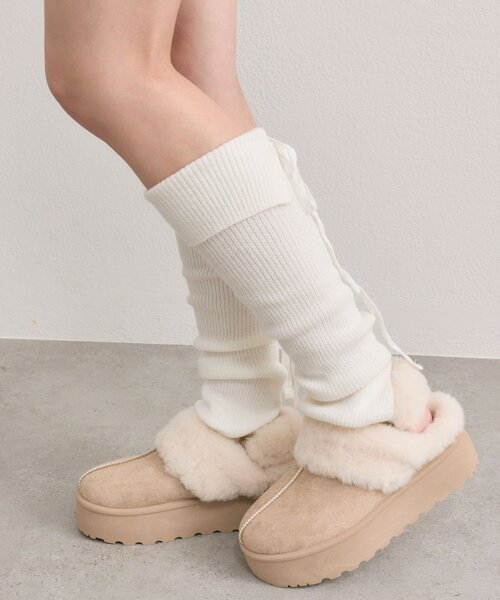 OLIVE des OLIVE(オリーブデオリーブ)の「ムートン2wayサボ(サンダル・レディース・ベージュ/ライトブラウン・SMALL/MEDIUM/LARGE/X-LARGE)」の20枚目の写真