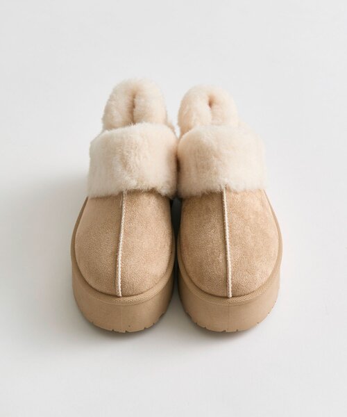 OLIVE des OLIVE(オリーブデオリーブ)の「ムートン2wayサボ(サンダル・レディース・ベージュ/ライトブラウン・SMALL/MEDIUM/LARGE/X-LARGE)」の22枚目の写真