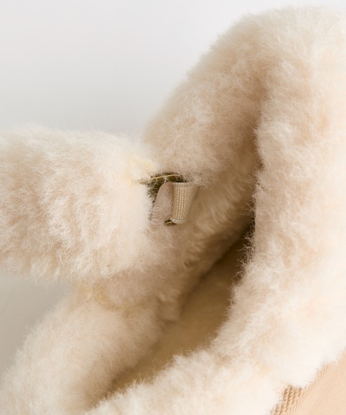 OLIVE des OLIVE(オリーブデオリーブ)の「ムートン2wayサボ(サンダル・レディース・ベージュ/ライトブラウン・SMALL/MEDIUM/LARGE/X-LARGE)」の7枚目の写真