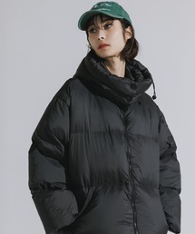 AO2 | 2way Hooded mid-length down jacket / 2way フーデッド ミドル丈ダウンジャケット(ダウンジャケット/コート)