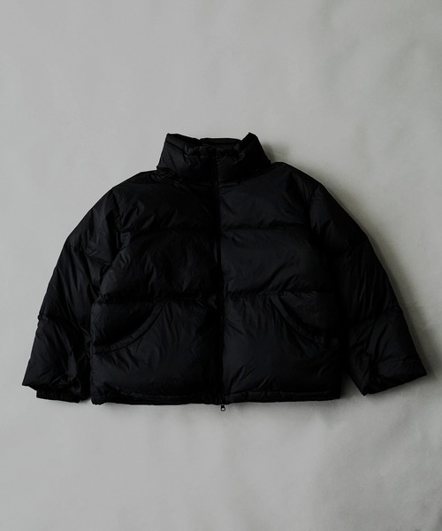 2way Hooded mid-length down jacket / 2way フーデッド ミドル丈