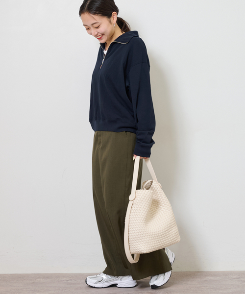 JOURNAL STANDARD relume（ジャーナルスタンダード　レリューム）の「【MODA LUXE/モーダリュクス】2WAYトートバッグ（トートバッグ・レディース・アイボリー/ブラック・FREE）」の10枚目の写真