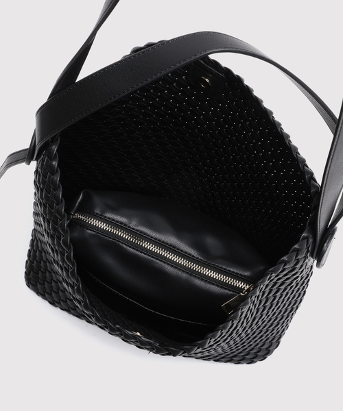 JOURNAL STANDARD relume（ジャーナルスタンダード　レリューム）の「【MODA LUXE/モーダリュクス】2WAYトートバッグ（トートバッグ・レディース・アイボリー/ブラック・FREE）」の4枚目の写真