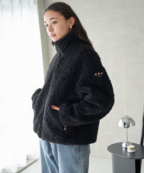 美品　TATRAS タトラス LUELA ルエラ ボア ブルゾン ブラック 03 TATRAS/タトラス LUELA/ルエラ/ボアコート（その他アウター）｜FREAK'S