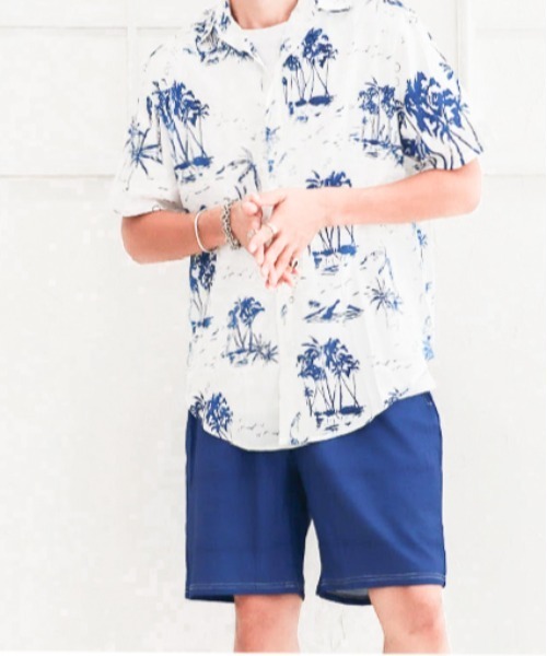 ARCHIVER(アーカイバ)の「【Bl】【2点セット】アロハシャツ&ハーフパンツ(その他トップス・メンズ・F/J/E/B/D/G/I/H/C/A・X-LARGE/LARGE/MEDIUM)」の5枚目の写真