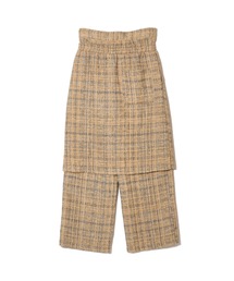 TWEED LAYERED PANTS