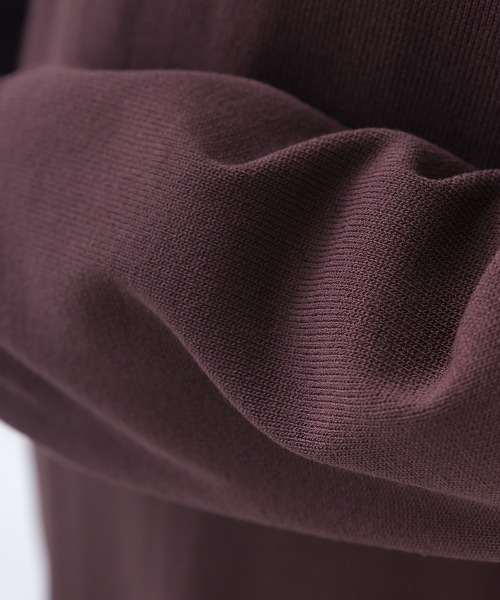 OMNES（オムネス）の「ハイゲージクルーネックリンキングニットロングワンピース（ワンピース・レディース・ダークグレー/レッド/ブラウン・FREE）」の17枚目の写真