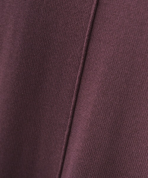 OMNES（オムネス）の「ハイゲージクルーネックリンキングニットロングワンピース（ワンピース・レディース・ダークグレー/レッド/ブラウン・FREE）」の18枚目の写真