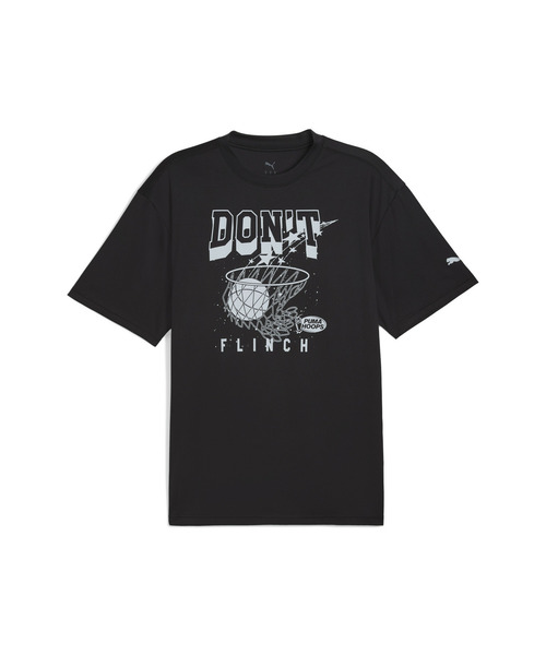 PUMA(プーマ)の「PUMA プーマ メンズ バスケットボール フープバース 半袖 Tシャツ 2(Tシャツ/カットソー・メンズ・ブラック/ホワイト・X-LARGE/X-SMALL/SMALL/MEDIUM/LARGE)」の5枚目の写真