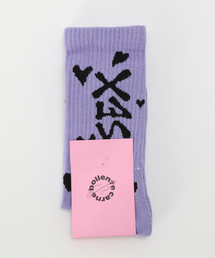 Carne Bollente(カルネボレンテ)の「【Carne Bollente/カルネボレンテ】SEX & LOVE AW25SK0201(ソックス/靴下)」