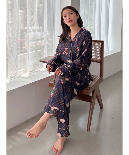 セール】Bearロングパンツ（ルームウェア/パジャマ）｜SNIDEL HOME