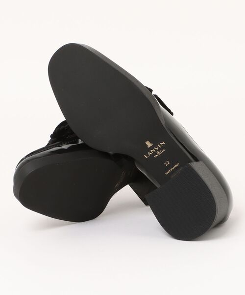 LANVIN en Bleu（ランバンオンブルー）の「ベルベットリボンローファー（ローファー・レディース・ブラック系その他/ブラック・24.5cm/24.0cm/23.5cm/22.5cm/22.0cm/23.0cm）」の4枚目の写真