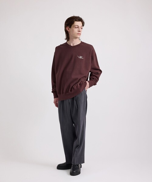 Saturdays NYC(サタデーズ ニューヨークシティ )の「Bowery Loofah Collar Sweatshirt(スウェット・メンズ・オフホワイト/ネイビー/ワイン・L/M/S/XL/X-SMALL/XXL)」の16枚目の写真