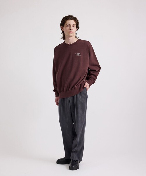 Saturdays NYC(サタデーズ ニューヨークシティ )の「Bowery Loofah Collar Sweatshirt(スウェット・メンズ・オフホワイト/ネイビー/ワイン・L/M/S/XL/X-SMALL/XXL)」の17枚目の写真