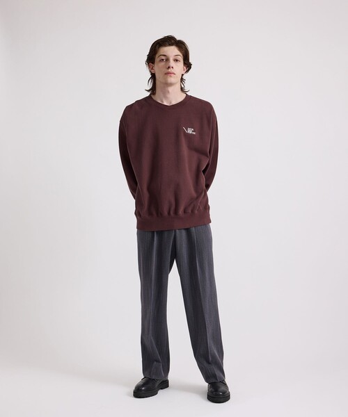 Saturdays NYC(サタデーズ ニューヨークシティ )の「Bowery Loofah Collar Sweatshirt(スウェット・メンズ・オフホワイト/ネイビー/ワイン・L/M/S/XL/X-SMALL/XXL)」の18枚目の写真