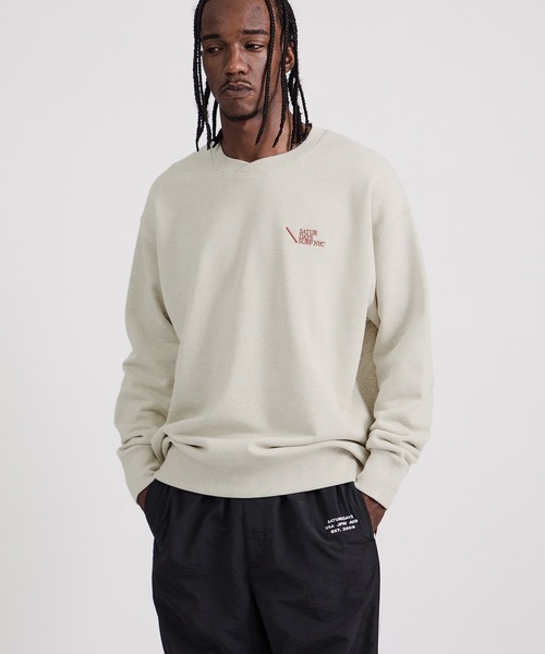 Saturdays NYC(サタデーズ ニューヨークシティ )の「Bowery Loofah Collar Sweatshirt(スウェット・メンズ・オフホワイト/ネイビー/ワイン・L/M/S/XL/X-SMALL/XXL)」の7枚目の写真