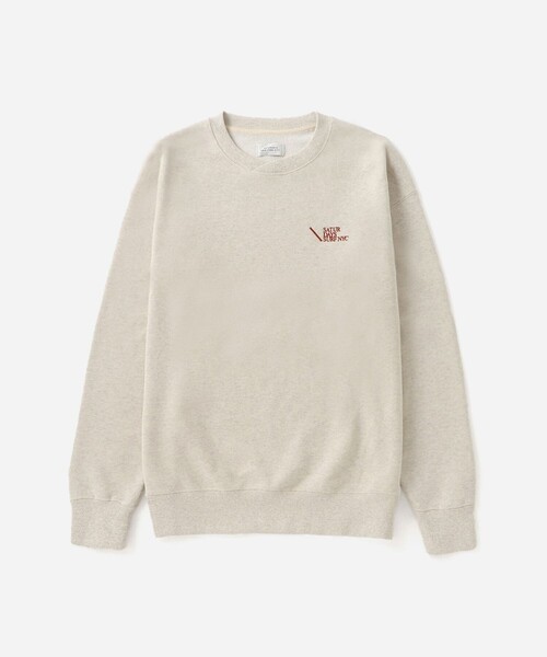 Saturdays NYC(サタデーズ ニューヨークシティ )の「Bowery Loofah Collar Sweatshirt(スウェット・メンズ・オフホワイト/ネイビー/ワイン・L/M/S/XL/X-SMALL/XXL)」の20枚目の写真
