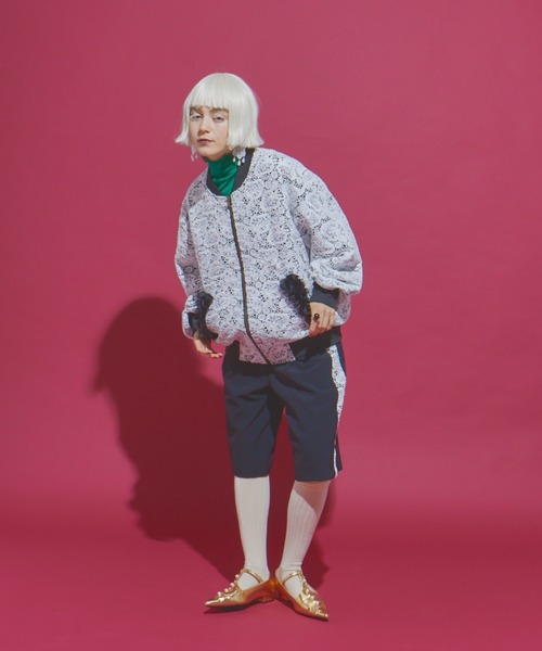 manana suerte（マニャーナスエルテ）の「SPECIAL EDITION レースZIPブルゾン（ブルゾン・レディース・ブラック×ホワイト・FREE）」の11枚目の写真