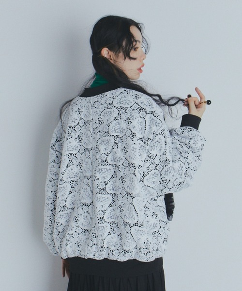 manana suerte（マニャーナスエルテ）の「SPECIAL EDITION レースZIPブルゾン（ブルゾン・レディース・ブラック×ホワイト・FREE）」の20枚目の写真