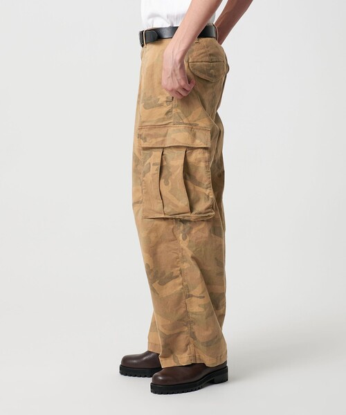 MONKEY TIME（モンキータイム）の「ピグメント プリント カーゴ パンツ -セットアップ対応-（カーゴパンツ・メンズ・ブラック/その他1・S/L/M）」の5枚目の写真