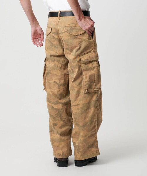 MONKEY TIME（モンキータイム）の「ピグメント プリント カーゴ パンツ -セットアップ対応-（カーゴパンツ・メンズ・ブラック/その他1・S/L/M）」の6枚目の写真