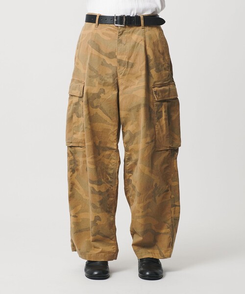 MONKEY TIME（モンキータイム）の「ピグメント プリント カーゴ パンツ -セットアップ対応-（カーゴパンツ・メンズ・ブラック/その他1・S/L/M）」の10枚目の写真