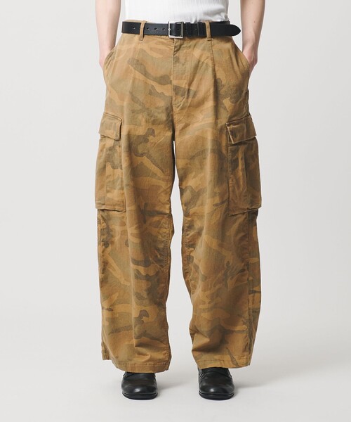 MONKEY TIME（モンキータイム）の「ピグメント プリント カーゴ パンツ -セットアップ対応-（カーゴパンツ・メンズ・ブラック/その他1・S/L/M）」の11枚目の写真